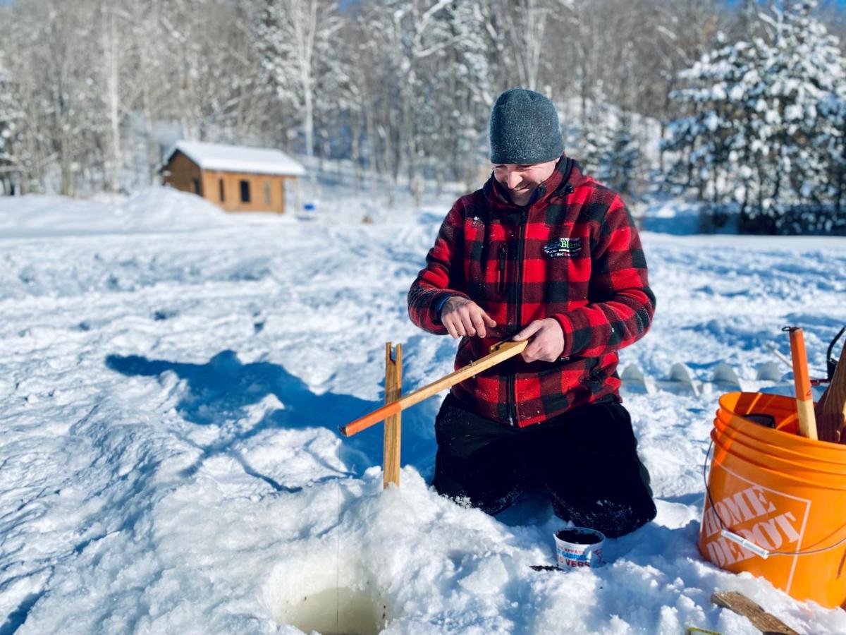 Pourvoirie Du Lac Blanc Saint-Alexis-des-Monts Kültér fotó