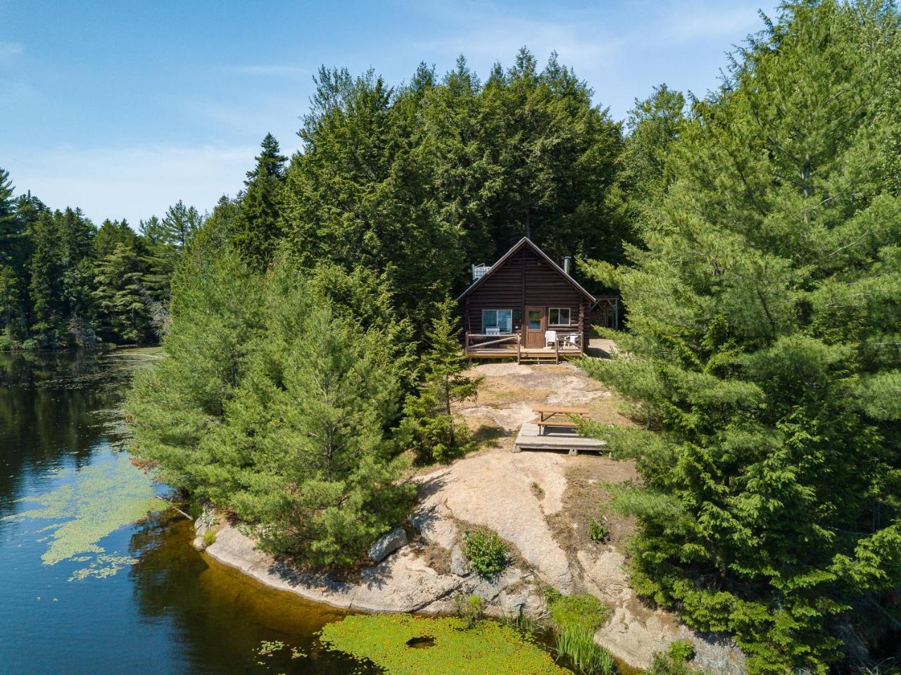 Pourvoirie Du Lac Blanc Saint-Alexis-des-Monts Kültér fotó