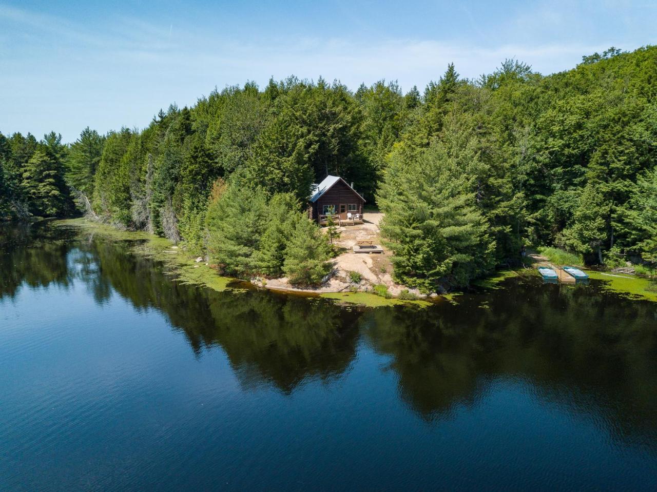 Pourvoirie Du Lac Blanc Saint-Alexis-des-Monts Kültér fotó